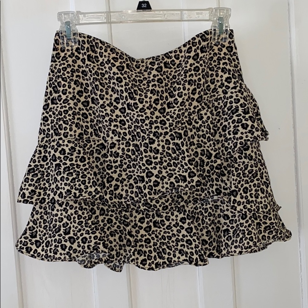 Leopard Print MiniSkirt